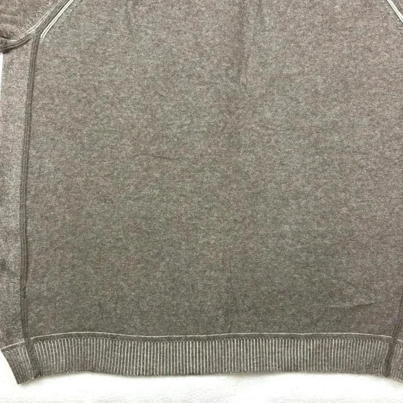 Tommy Bahama 100% Cotton Brown Crew Neck Heathered Mens Soft Sweater Size XL - Picture 12 of 15